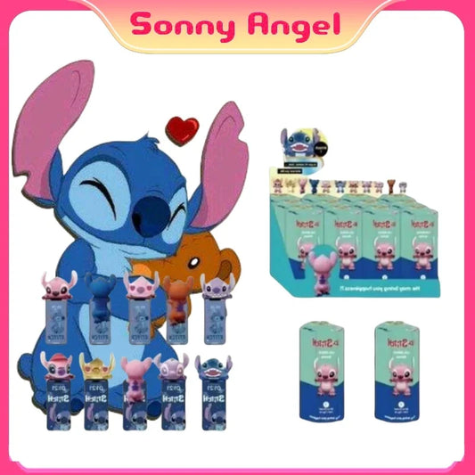 Boîte surprise Stitch Sonny Angel Party Angel Boîte aveugle mystérieuse Figurines d'anime mignonnes Cadeaux de Noël Modèle Poupée Jouets pour enfants